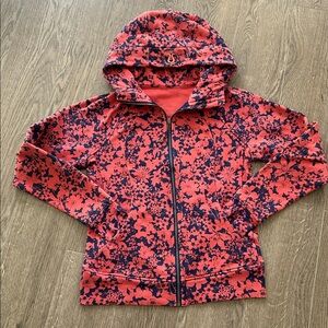 Lululemon Scuba Hoodie Efflorescent Dark Canyon / Onyx Blue ( size 6-8)